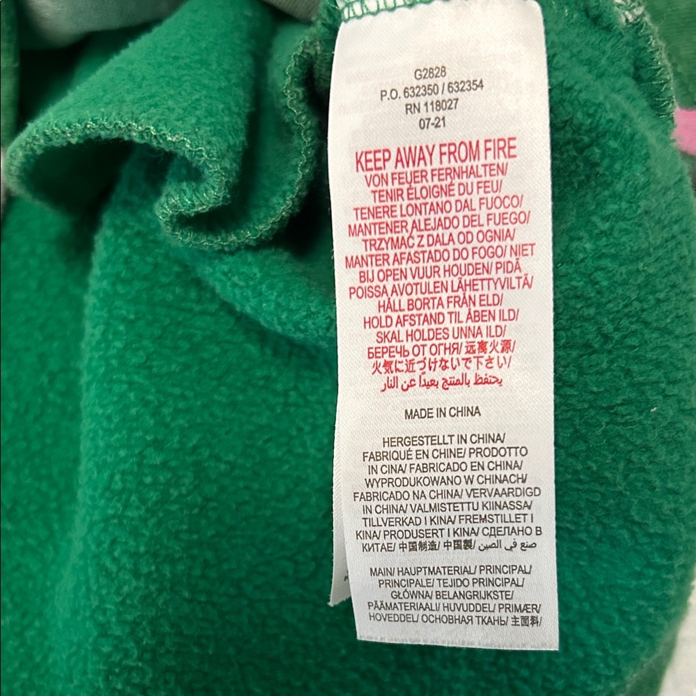 Mini Boden Green Dress with Colorful Horse Design - Picture 4 of 4